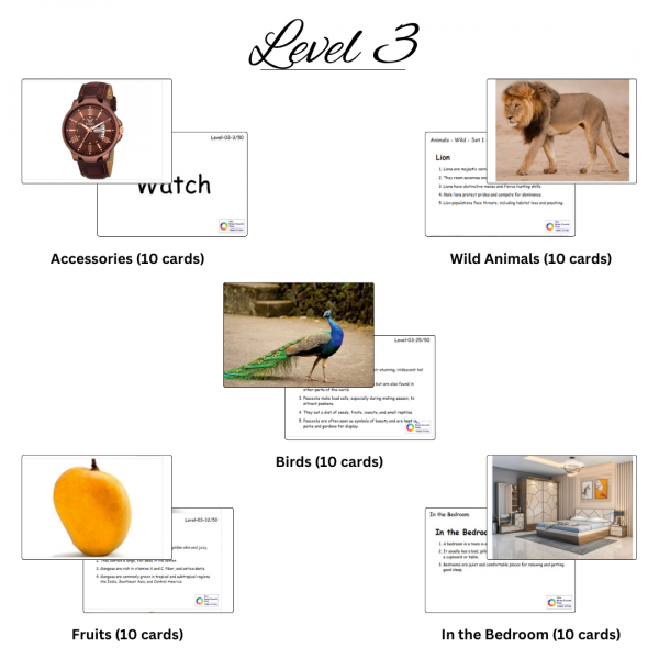 Images of different levels